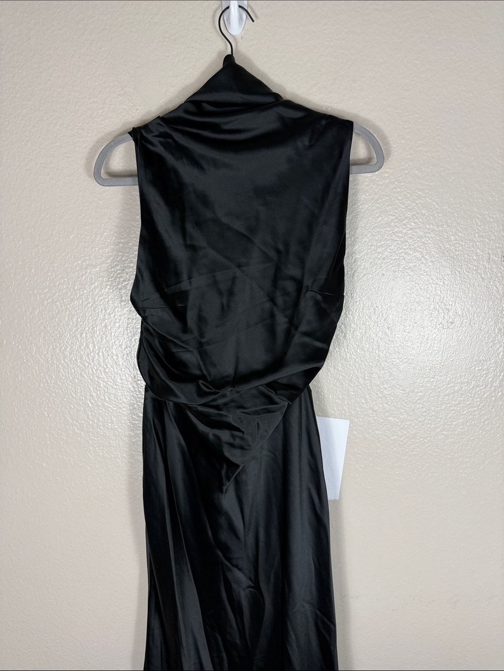 MISHA The Cameron Satin Dress Black - Picture 6 of 10